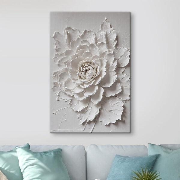 Fleur blanche avec feuilles Fleur blanche avec feuilles