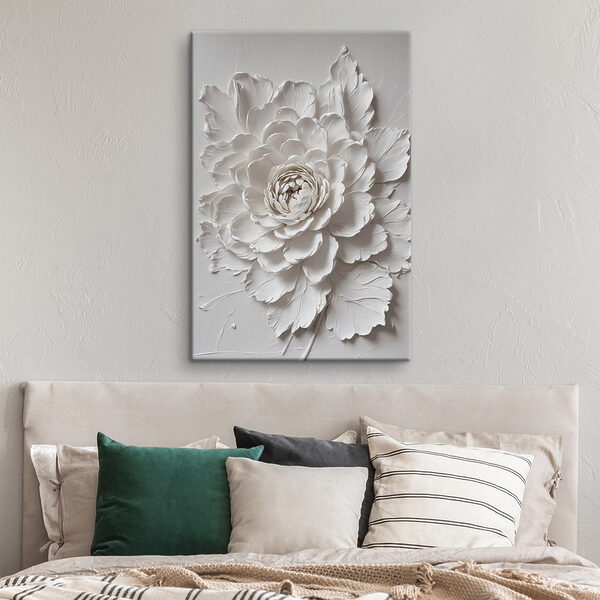 Fleur blanche avec feuilles Fleur blanche avec feuilles