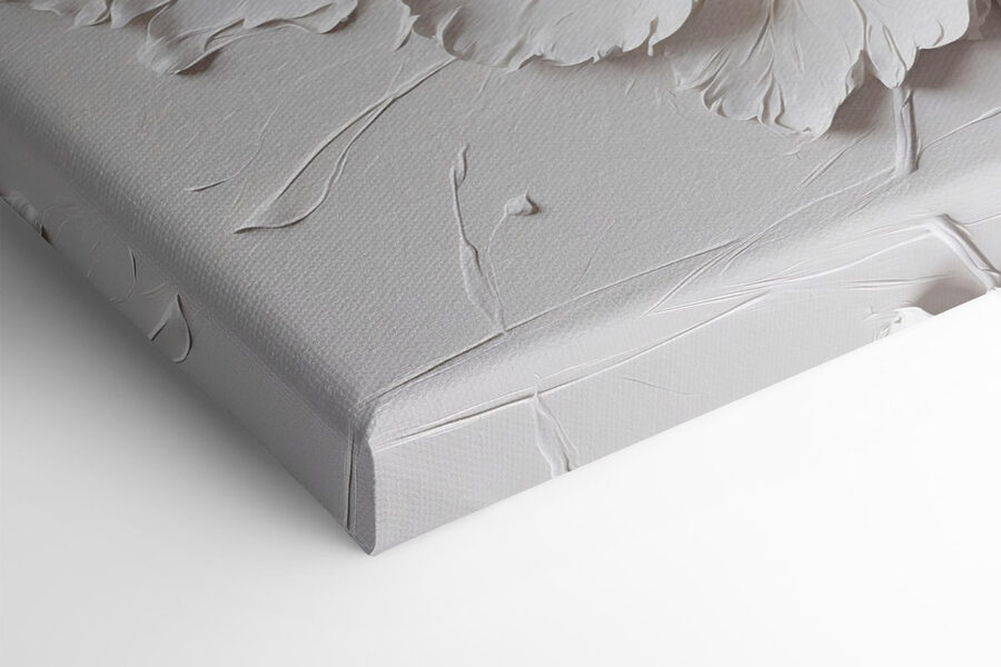 Fleur blanche avec feuilles Fleur blanche avec feuilles