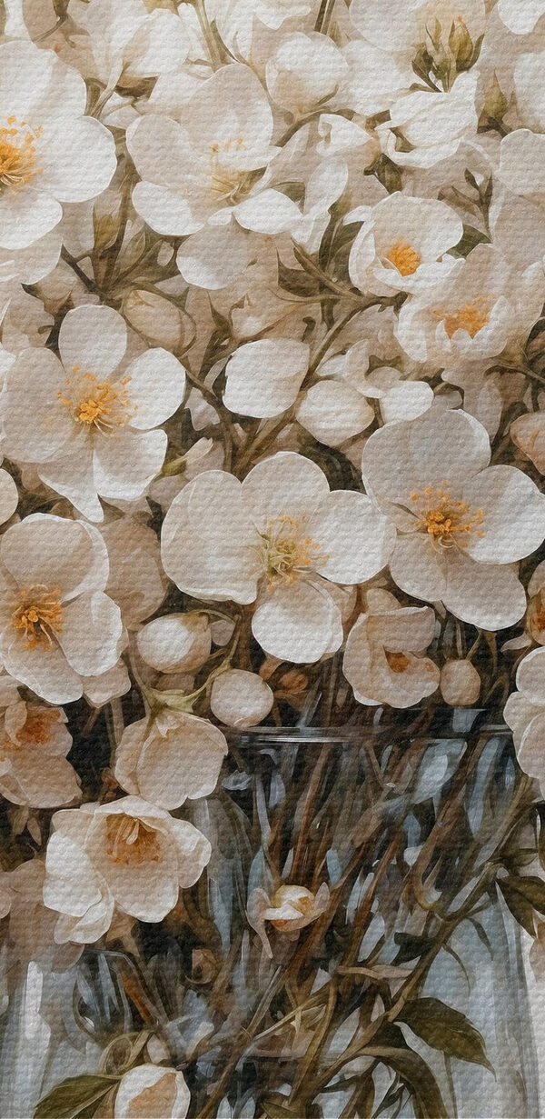 Vase de fleurs blanches Vase de fleurs blanches