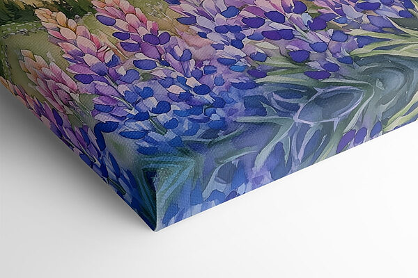 Peinture de fleurs et de montagnes Peinture de fleurs et de montagnes