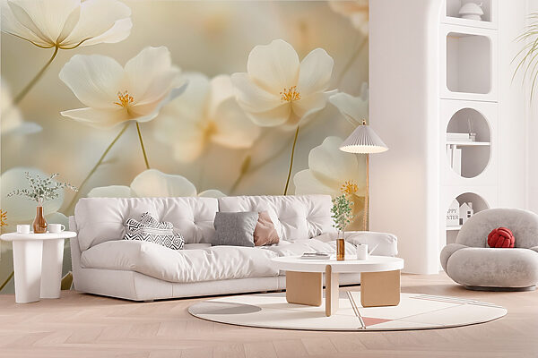 Groupe de fleurs blanches Groupe de fleurs blanches