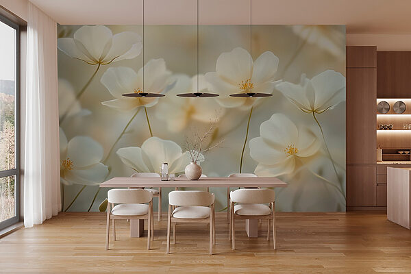 Groupe de fleurs blanches Groupe de fleurs blanches