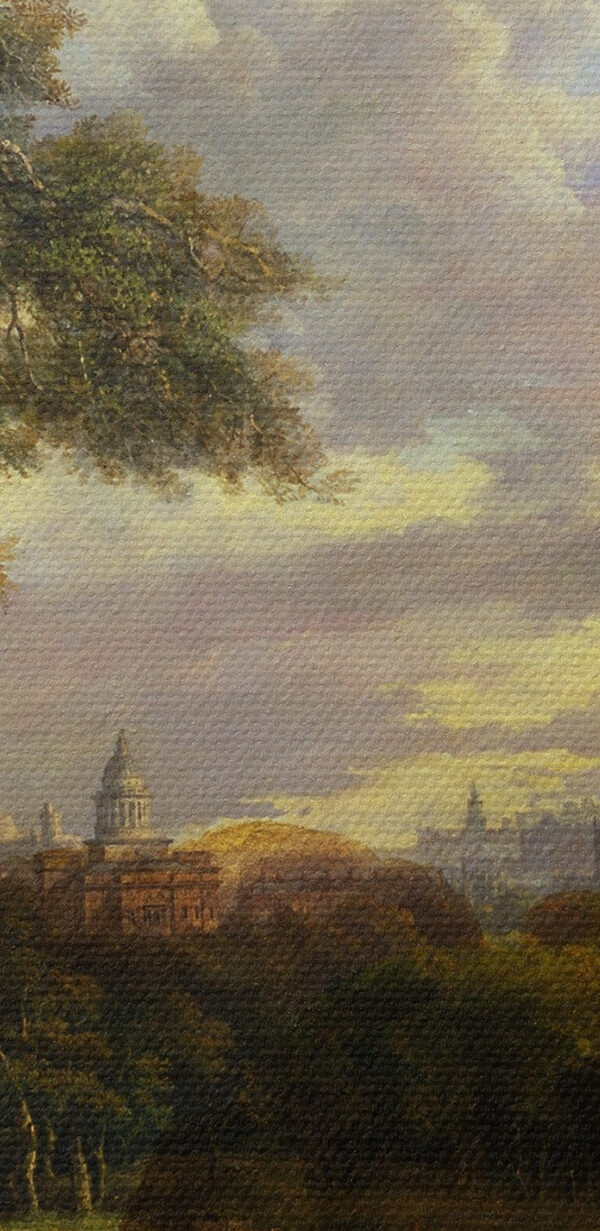 Peinture d'une tour de château Peinture d'une tour de château