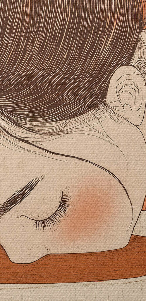 Woman drinking from a cup Woman drinking from a cup