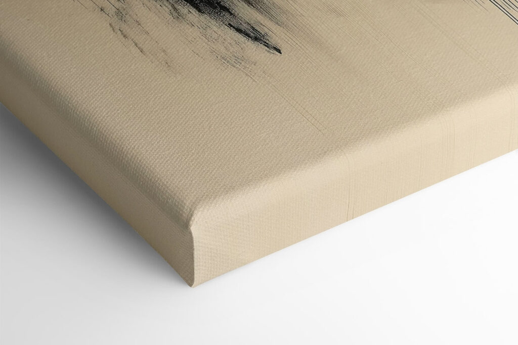 Black circle with white background