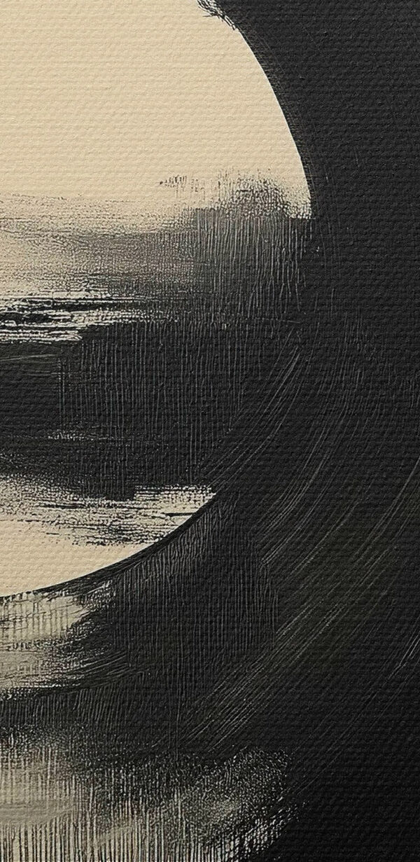 Cercle noir sur fond blanc Cercle noir sur fond blanc