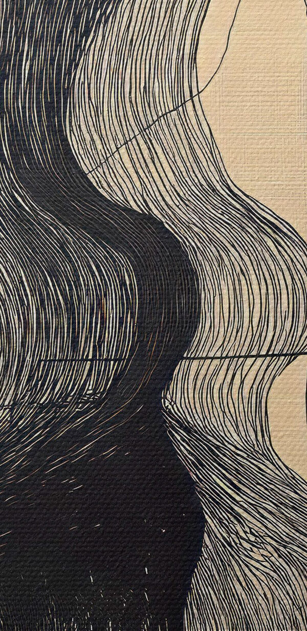Dessin d'un visage d'homme et de femme Dessin d'un visage d'homme et de femme