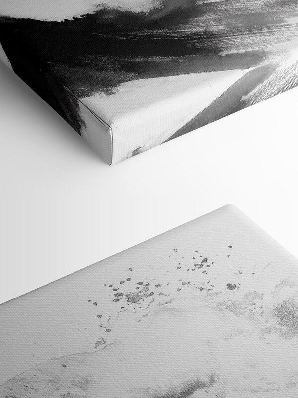 Image en noir et blanc d'une vague Image en noir et blanc d'une vague