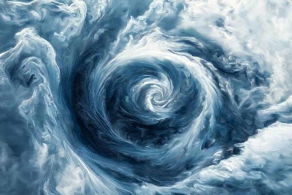 Tourbillon de nuages dans le ciel Tourbillon de nuages dans le ciel