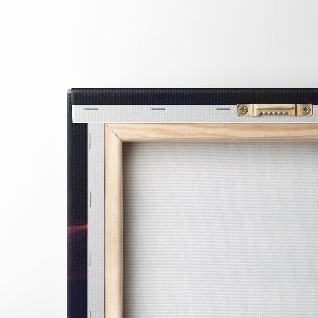 Colorful swirl of light in space