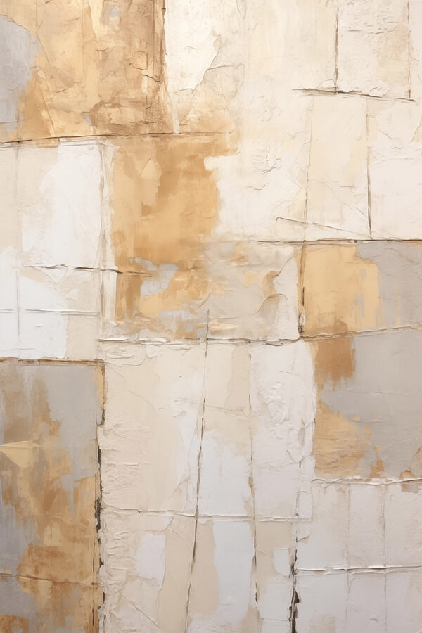 Mur avec peinture blanche et brune Mur avec peinture blanche et brune
