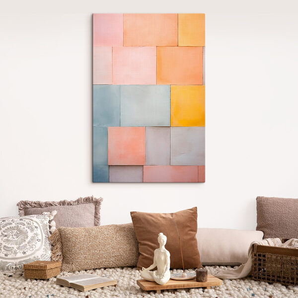 Mur de carreaux colorés Mur de carreaux colorés