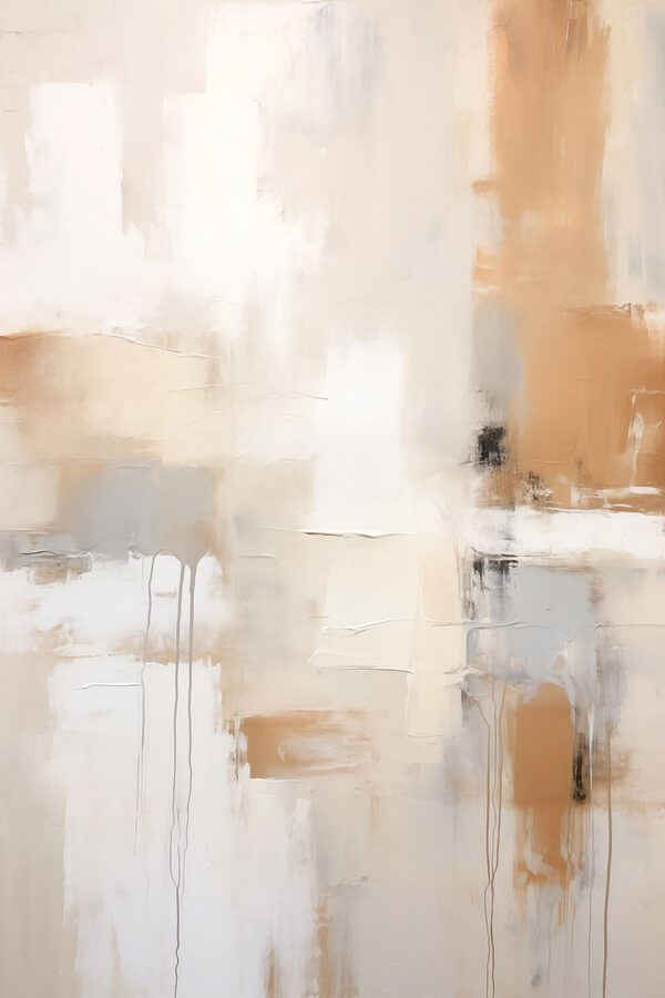 Peinture blanche et brune Peinture blanche et brune
