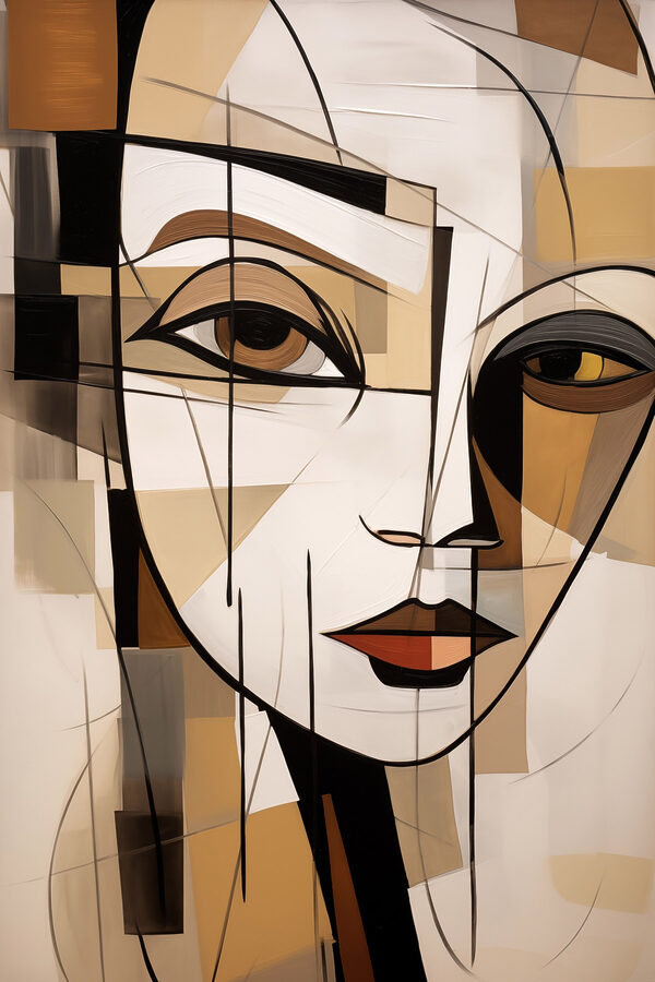 Peinture d'un visage de femme Peinture d'un visage de femme