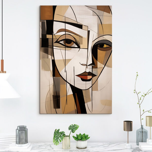 Peinture d'un visage de femme Peinture d'un visage de femme