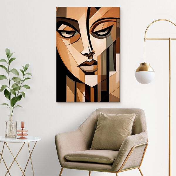 Peinture d'un visage de femme Peinture d'un visage de femme