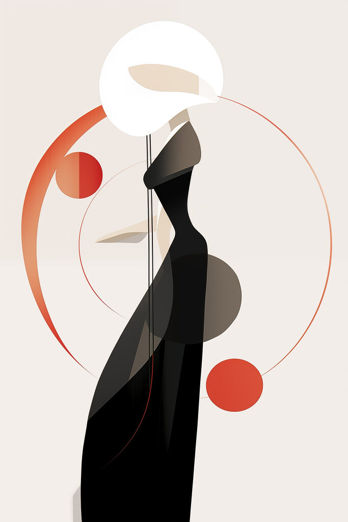 Woman wearing a black dress and white hat Woman wearing a black dress and white hat