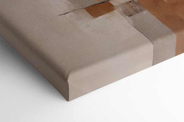 Peinture d'un mur blanc et brun Peinture d'un mur blanc et brun