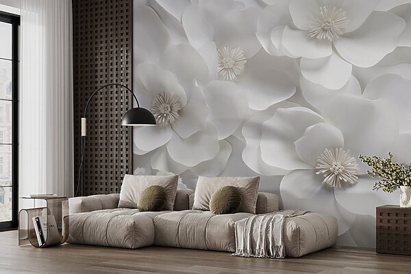 Groupe de fleurs blanches Groupe de fleurs blanches