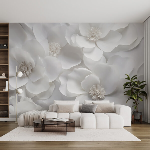 Groupe de fleurs blanches Groupe de fleurs blanches