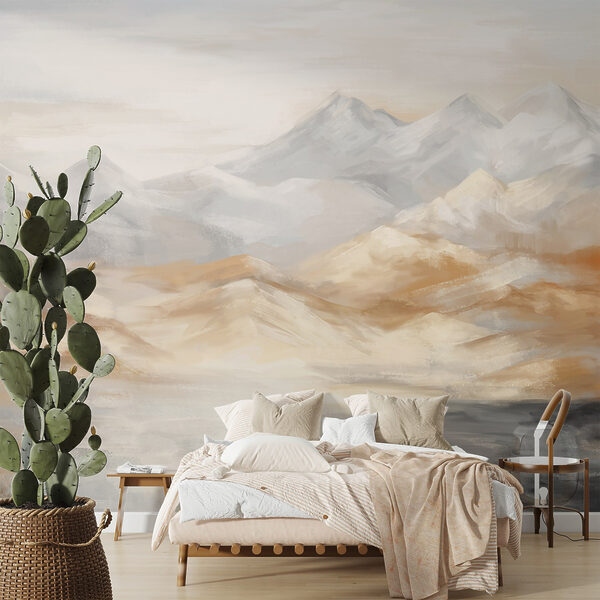 Painting of mountains and water Painting of mountains and water