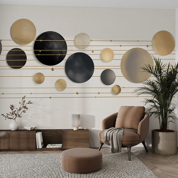 Groupe de cercles et de lignes Groupe de cercles et de lignes