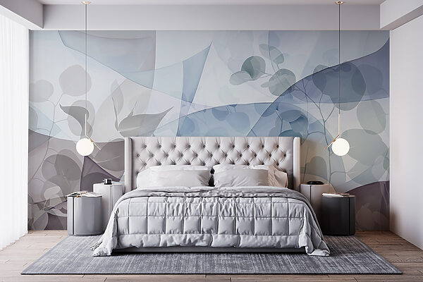 Courbes douces et motifs de feuillage souples Courbes douces et motifs de feuillage souples