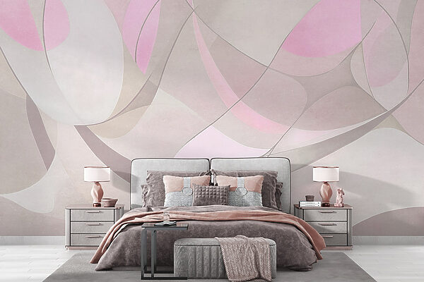 Art rose et gris Art rose et gris