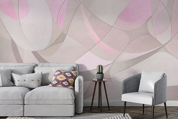 Art rose et gris Art rose et gris