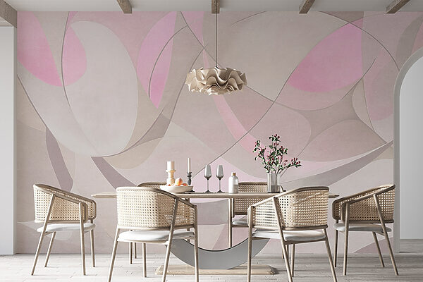 Art rose et gris Art rose et gris