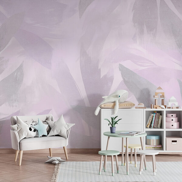 Fond blanc et violet avec des feuilles Fond blanc et violet avec des feuilles