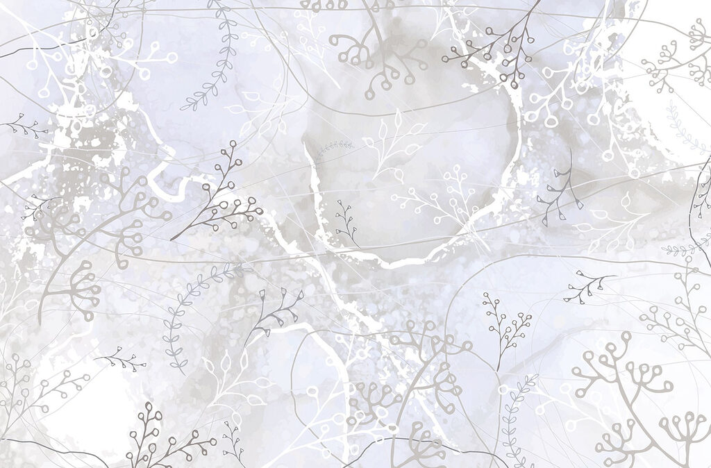 Fond blanc et gris avec des motifs floraux blancs et gris Fond blanc et gris avec des motifs floraux blancs et gris