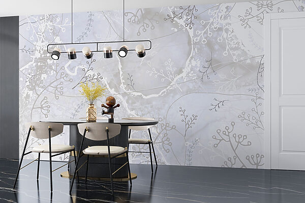 Fond blanc et gris avec des motifs floraux blancs et gris Fond blanc et gris avec des motifs floraux blancs et gris