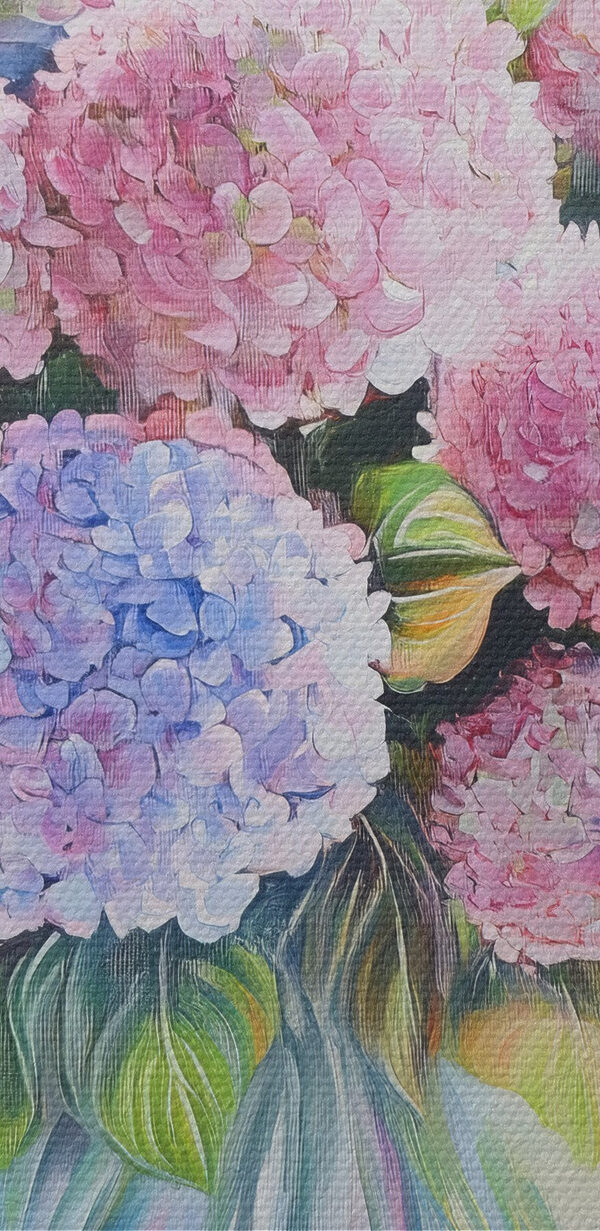 Peinture d'un vase de fleurs Peinture d'un vase de fleurs