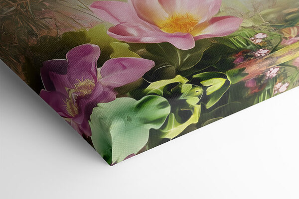 Papillon et fleurs dans une forêt Papillon et fleurs dans une forêt