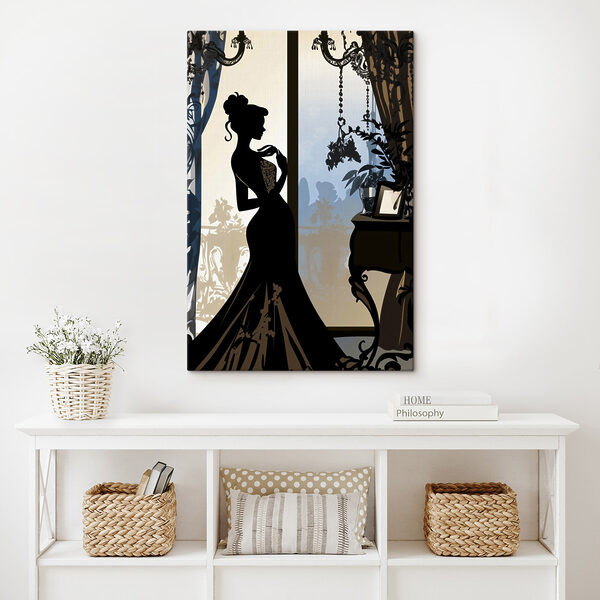 Tableaux Silhouette d'une femme en robe (UGS : s44227) Tableaux Tableaux Silhouette d'une femme en robe (UGS : s44227)