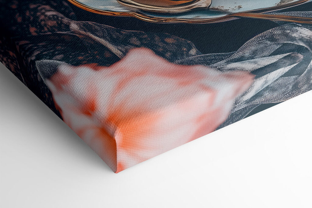 Cup of coffee with whipped cream and strawberries