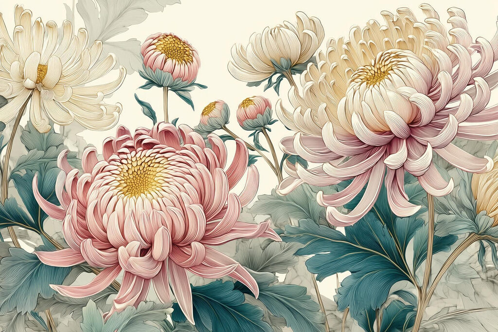 Des fleurs élégantes dans des tons pastels Des fleurs élégantes dans des tons pastels