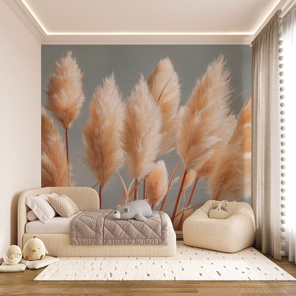 Groupe de plantes pelucheuses Groupe de plantes pelucheuses