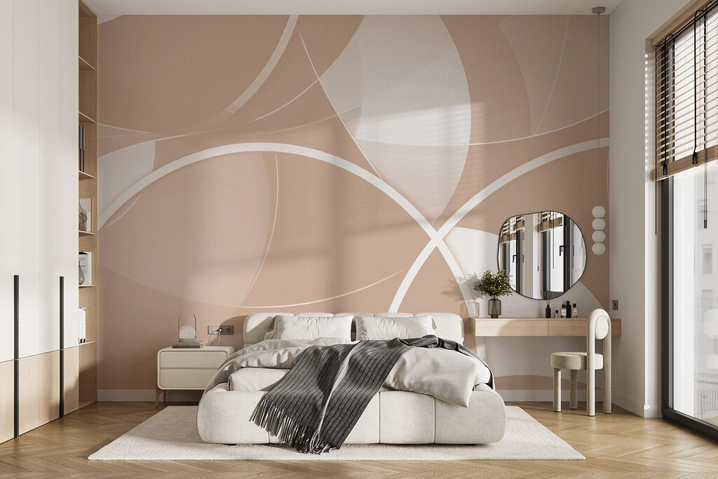 White and gray circles