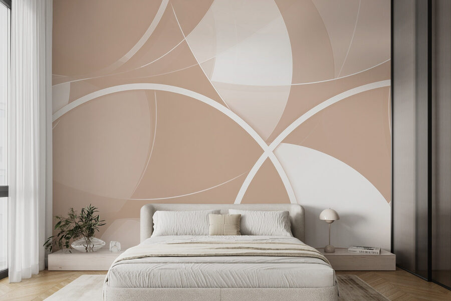 Cercles blancs et gris