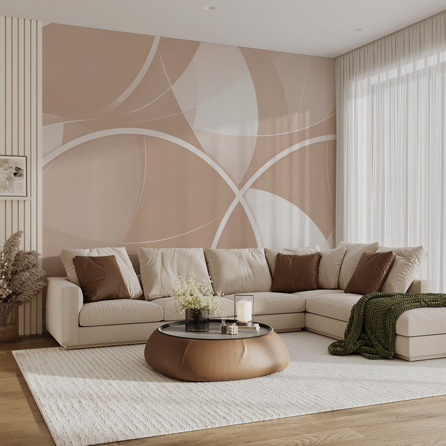 Cercles blancs et gris