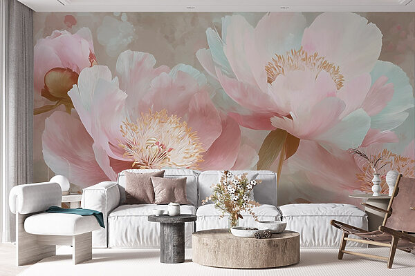 Fleurs délicates dans des tons pastel doux Fleurs délicates dans des tons pastel doux