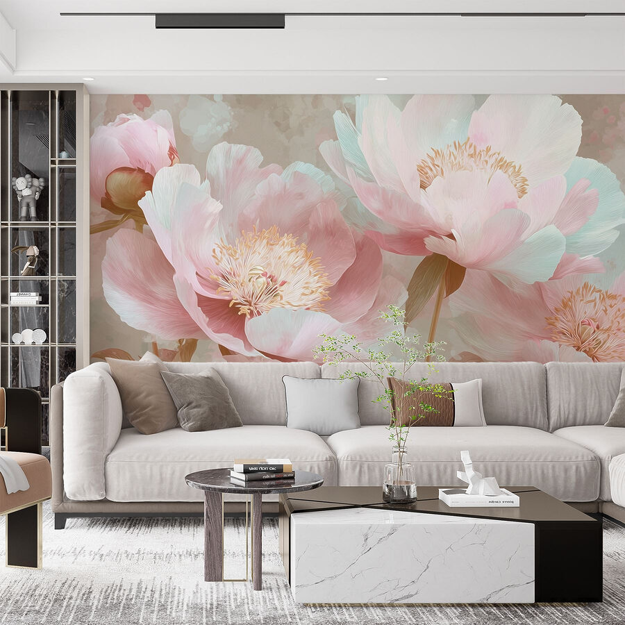 Fleurs délicates dans des tons pastel doux Fleurs délicates dans des tons pastel doux