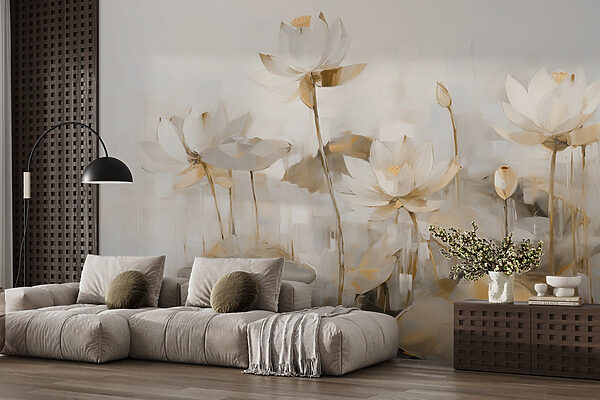 Peinture de fleurs blanches Peinture de fleurs blanches