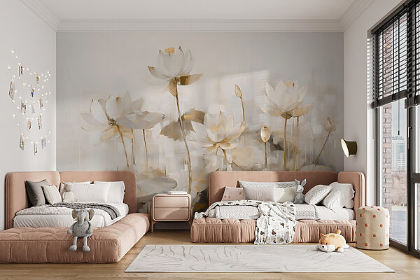 Peinture de fleurs blanches Peinture de fleurs blanches
