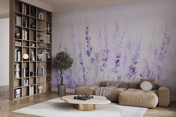 Peinture de fleurs violettes Peinture de fleurs violettes