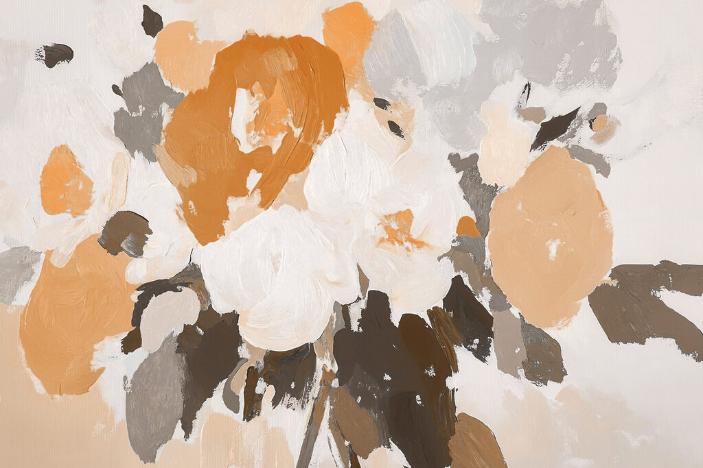 Peinture de fleurs avec différentes couleurs Peinture de fleurs avec différentes couleurs