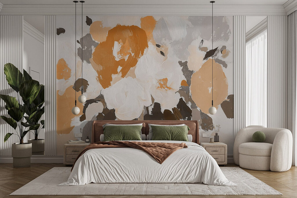 Painting of flowers with different colors Painting of flowers with different colors